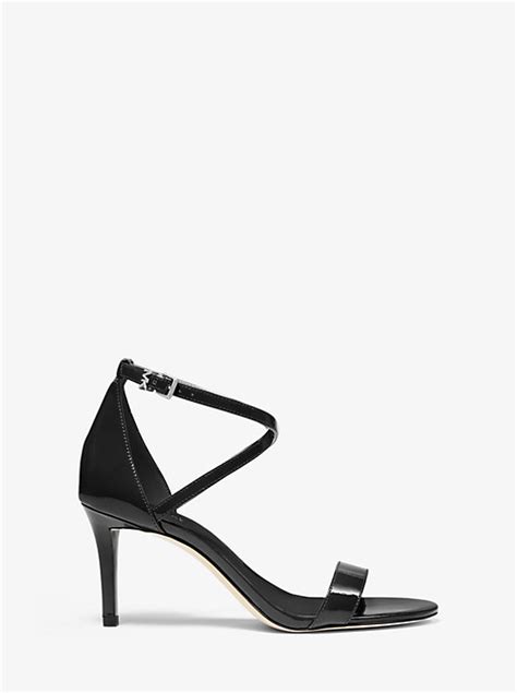 ava mid sandal michael kors|Ava Patent Leather Sandal .